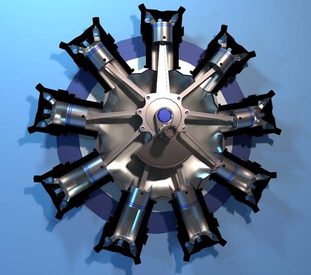 Радиальный двигатель