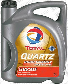 TOTAL Quartz 9000 Energy HKS G-310 SAE 5W-30 5 л.с