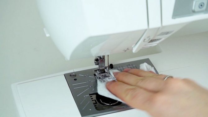 Как смазать швейную машинку Janome?