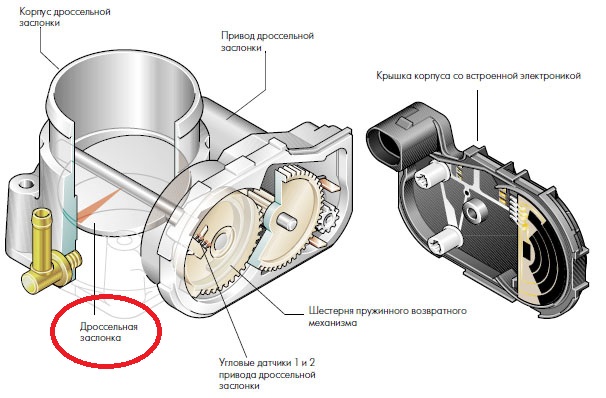 Дроссельная заслонка: устройство, чистка и ремонт