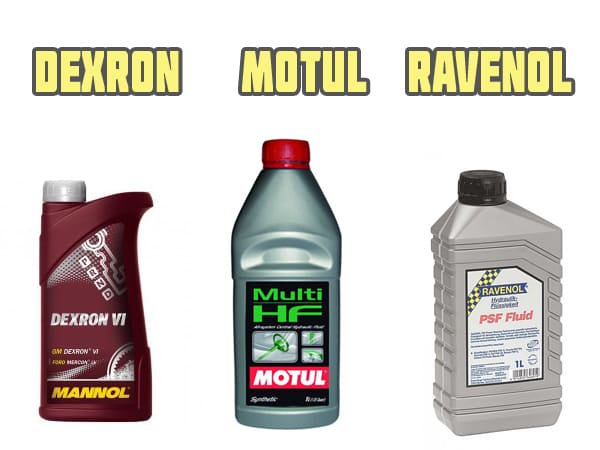 Сорта жидкости ГУР