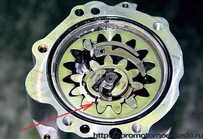 На прогретом двигателе загорается лампа давления масла