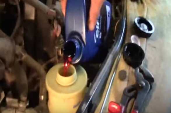 Замена жидкости ГУР Рено Логан