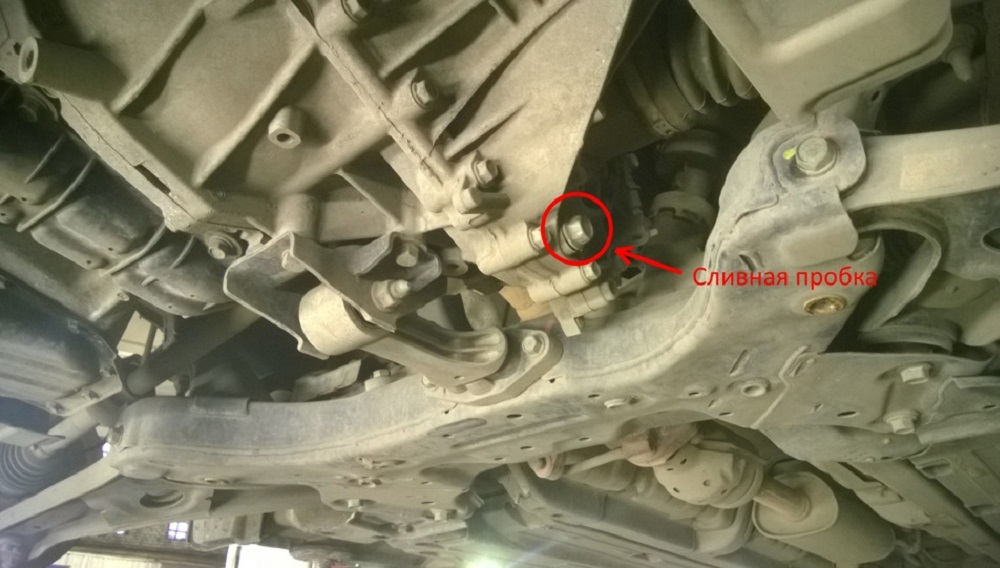 Сливная пробка КПП