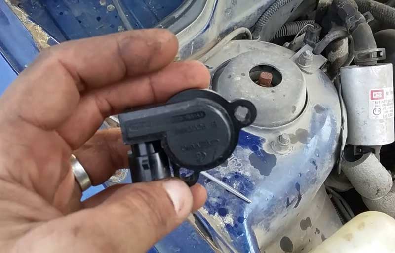 Установка датчика положения дроссельной заслонки