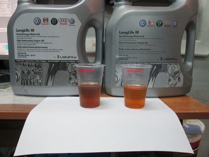 Цвет моторного масла на щупе - отличия нормального от отработанного