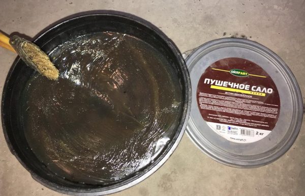 Все о пушечном сале: как наносить и чем разбавлять