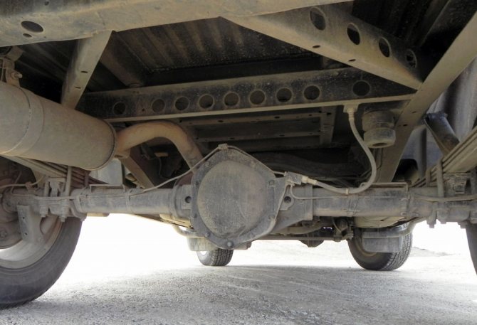 Задний мост УАЗ Патриот